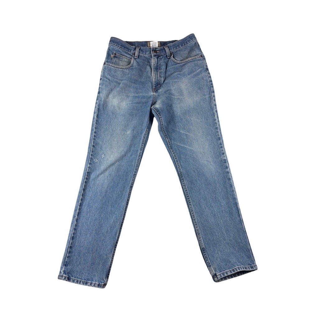 LL Bean Classic Fit Jeans Mens 32x30 Medium Wash Blue Cotton Straight Leg Denim